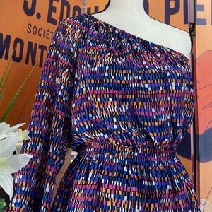 CANDIE’S 🍬 Multicolored One-Shoulder Blouse💕​​